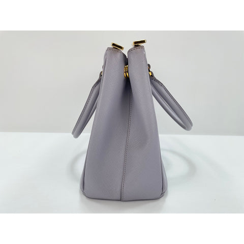 PRADA Galleria Saffiano Handbag leather purple WS33417