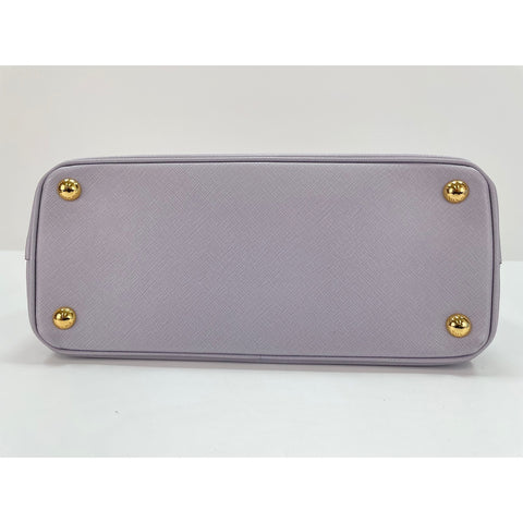 PRADA Galleria Saffiano Handbag leather purple WS33417