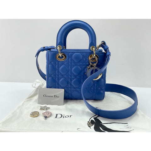 Christian Dior MY ABCDior Lady Christian Dior Handbag leather blue WS33422