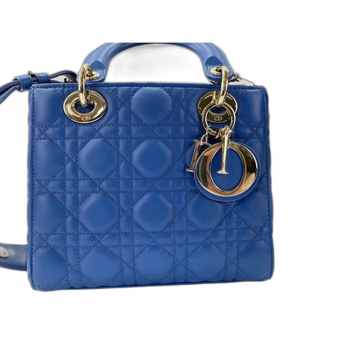 Christian Dior MY ABCDior Lady Christian Dior Handbag leather blue WS33422
