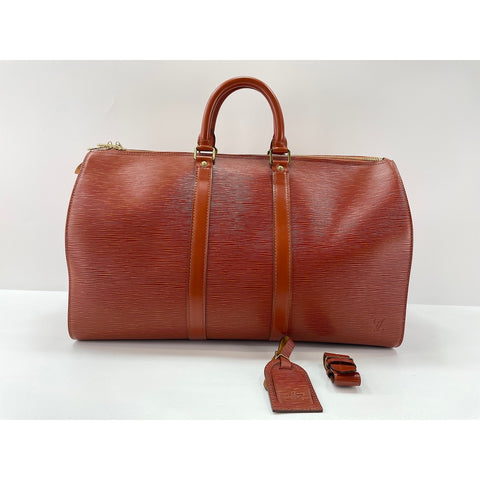 LOUIS VUITTON Kiepol Boston bag Brown WS33427