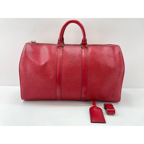 LOUIS VUITTON Kiepol Boston bag Red WS33428