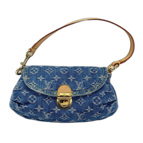 LOUIS VUITTON Mini Preity Shoulder Bag blue WS33443