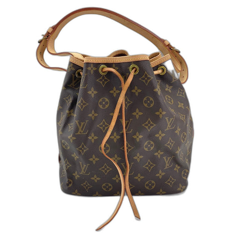 LOUIS VUITTON Petit Noe Shoulder Bag Brown WS33455