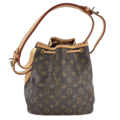 LOUIS VUITTON Petit Noe Shoulder Bag Brown WS33455