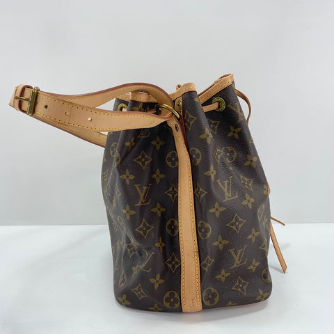 LOUIS VUITTON Petit Noe Shoulder Bag Brown WS33455
