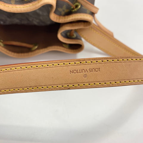 LOUIS VUITTON Petit Noe Shoulder Bag Brown WS33455