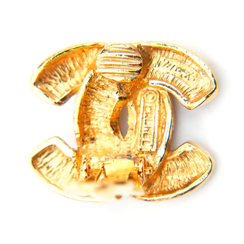 Chanel Coco Mark Matelasse 1990耳环GP金WS3348