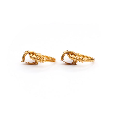 Chanel Coco Mark 2004 Boucles d'oreilles GP Gold WS3354