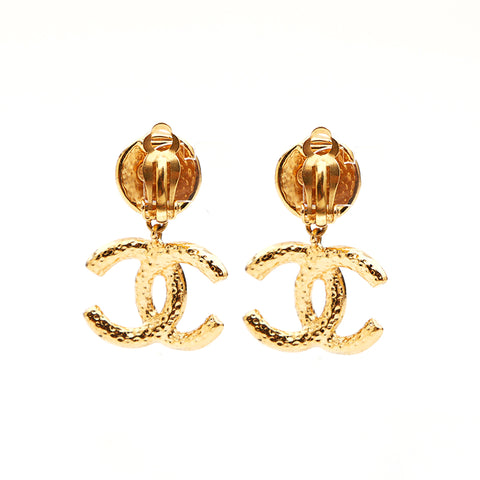 Chanel Coco Mark 1995 Boucles d'oreilles GP Gold WS3362