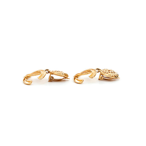 Chanel Coco Mark 1995 Boucles d'oreilles GP Gold WS3362
