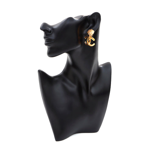 Chanel Coco Mark 1995 Boucles d'oreilles GP Gold WS3362