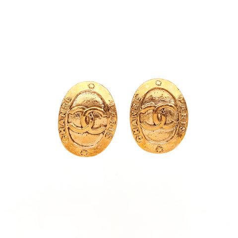 Chanel Coco Mark 1990耳环GP金WS3365