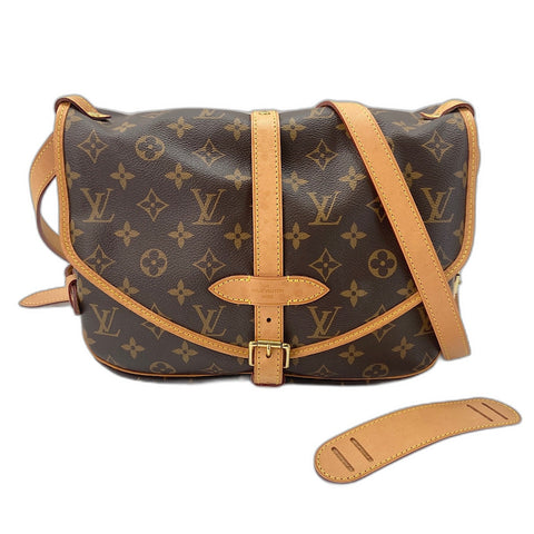 LOUIS VUITTON Saumur 30 Shoulder Bag Brown WS33663