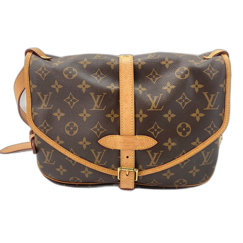 LOUIS VUITTON Saumur 30 Shoulder Bag Brown WS33663