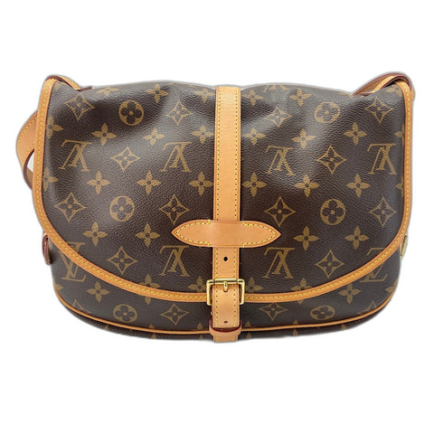 LOUIS VUITTON Saumur 30 Shoulder Bag Brown WS33663