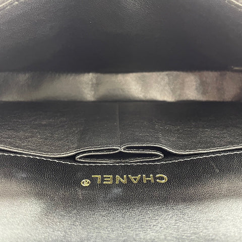 CHANEL Chocolate bar Shoulder Bag black WS33665