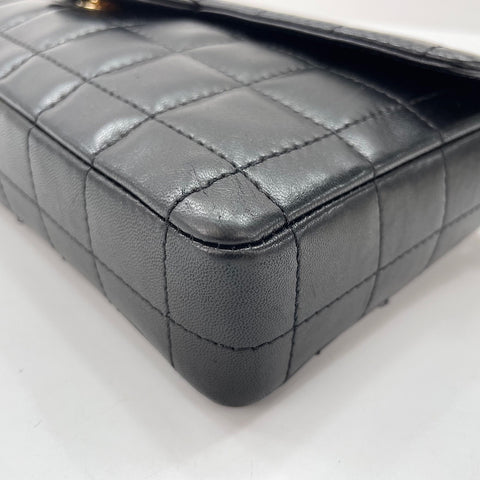 CHANEL Chocolate bar Shoulder Bag black WS33665