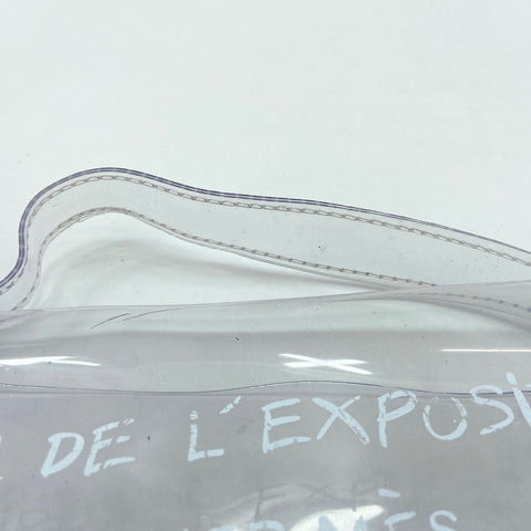 HERMES Plastics Kelly Handbag clear WS33670