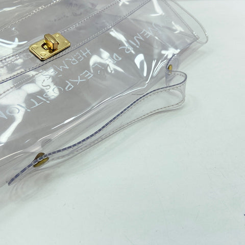 HERMES Plastics Kelly Handbag clear WS33670