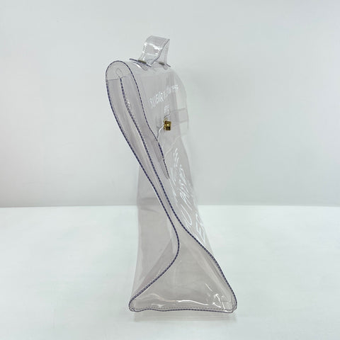 HERMES Plastics Kelly Handbag clear WS33671