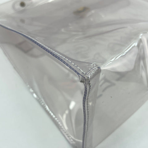 HERMES Plastics Kelly Handbag clear WS33671