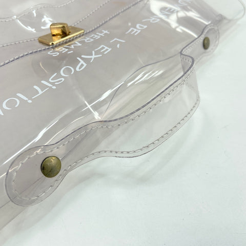 HERMES Plastics Kelly Handbag clear WS33671