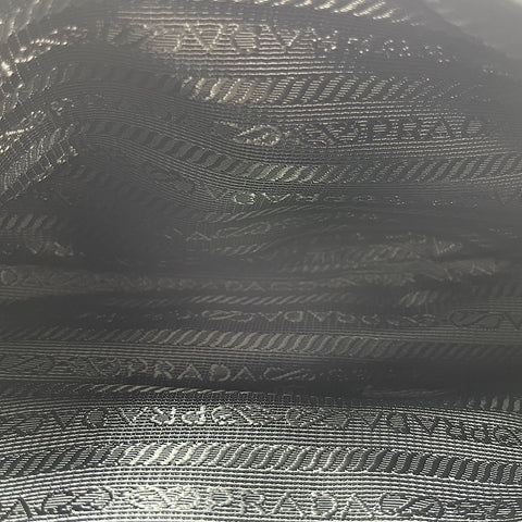 PRADA Re-edition 2000 Triangle with logo Handbag black WS33673