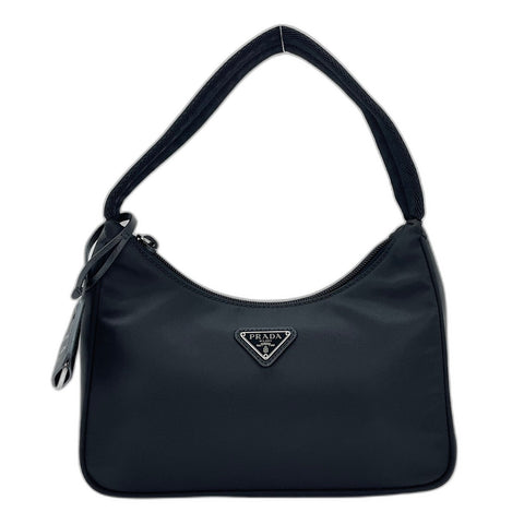 PRADA Re-edition 2000 Triangle with logo Handbag black WS33673