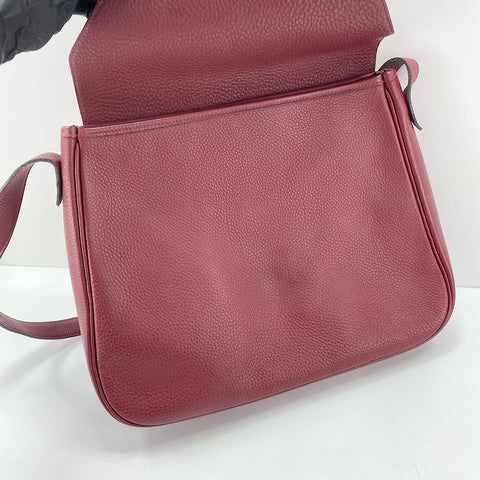 HERMES Christine Shoulder Bag wine-red WS33674