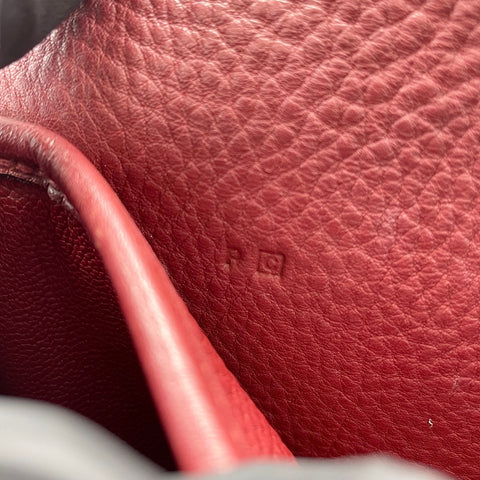 HERMES Christine Shoulder Bag wine-red WS33674