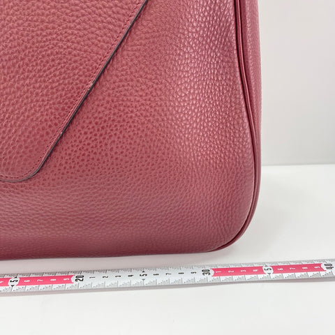 HERMES Christine Shoulder Bag wine-red WS33674