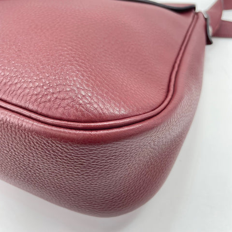 HERMES Christine Shoulder Bag wine-red WS33674