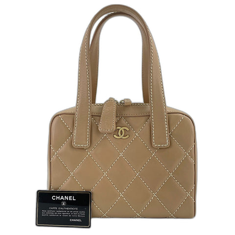 CHANEL Handbag beige WS33676
