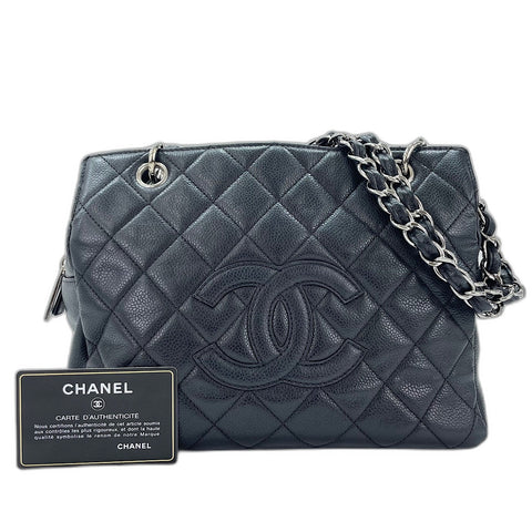 CHANEL PTT Tote Bag black WS33677