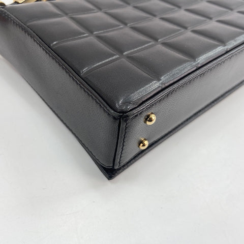 CHANEL Chocolate bar Shoulder Bag black WS33678