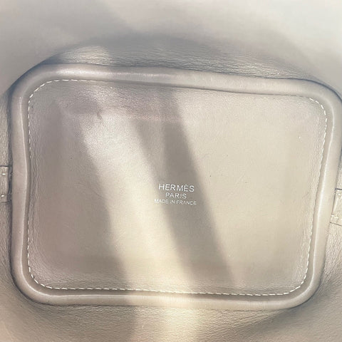 HERMES Picotin Lock 23 Handbag gray WS33680