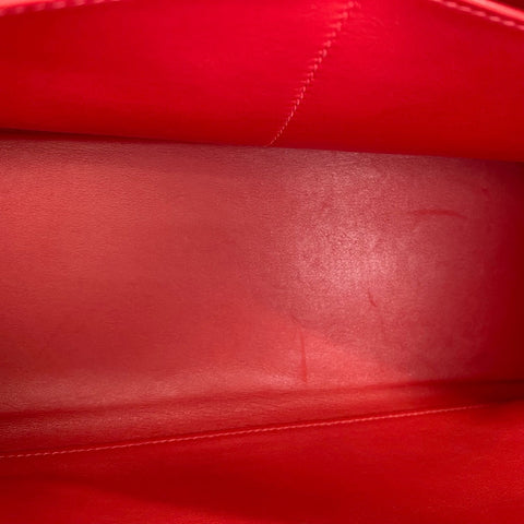 HERMES Kelly 32 Handbag Red WS33682