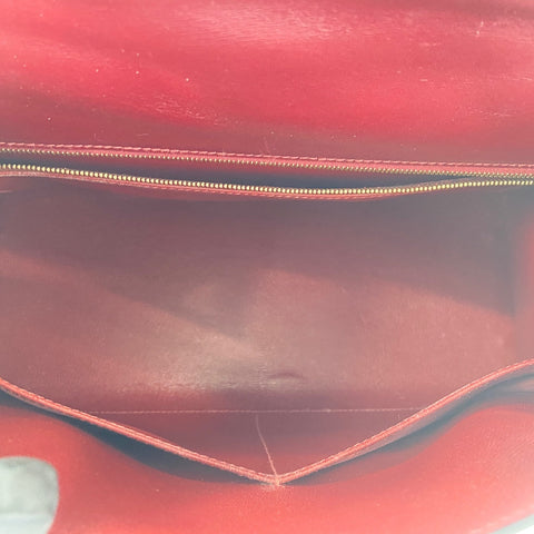 HERMES Kelly 32 Handbag Brown WS33683