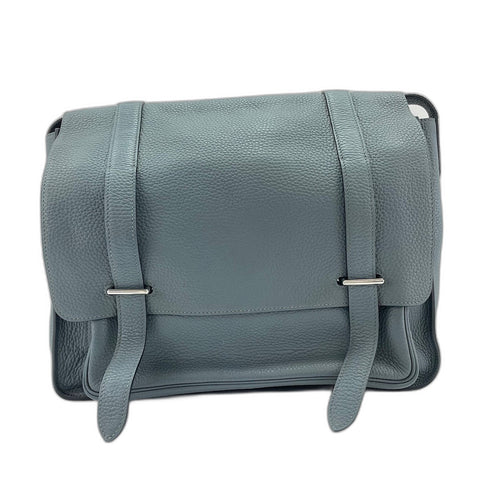 HERMES Steve wright Shoulder Bag gray WS33685