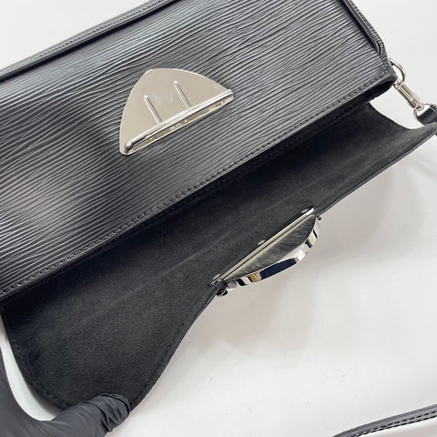 LOUIS VUITTON Pochette Montaigne Shoulder Bag black WS33687