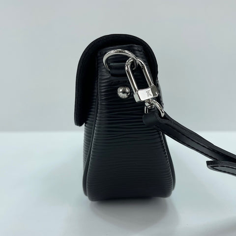 LOUIS VUITTON Pochette Montaigne Shoulder Bag black WS33687