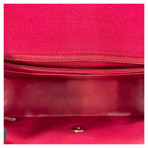 CHANEL Mini Matelasse Shoulder Bag pink WS33690