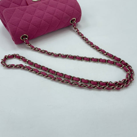 CHANEL Mini Matelasse Shoulder Bag pink WS33690
