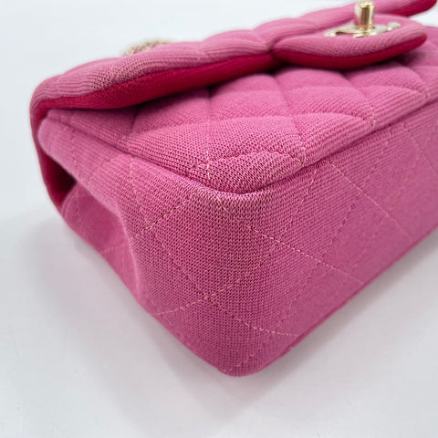 CHANEL Mini Matelasse Shoulder Bag pink WS33690
