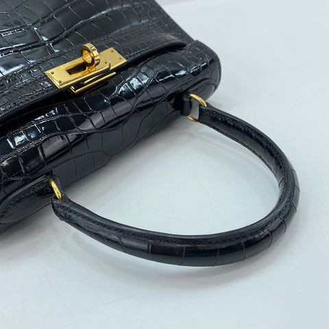 HERMES Kelly Mini Handbag black WS33693