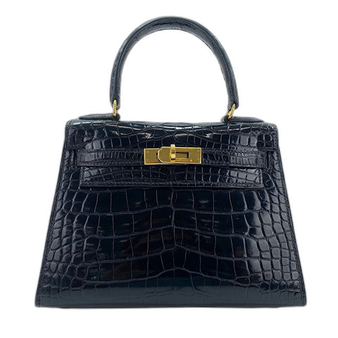 HERMES Kelly Mini Handbag black WS33693