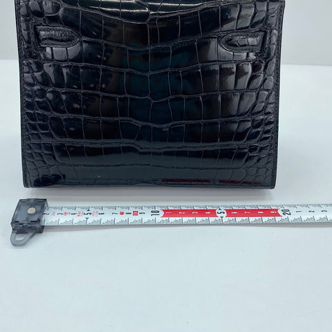 HERMES Kelly Mini Handbag black WS33693