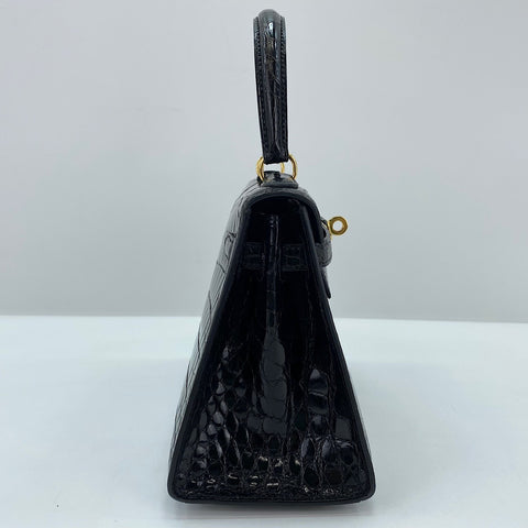 HERMES Kelly Mini Handbag black WS33693