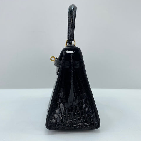 HERMES Kelly Mini Handbag black WS33693